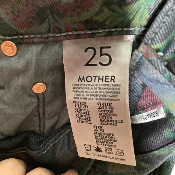 MOTHER The Vamp Ghosts and Roses Skinny Jeans {O4} - Picture 6 of 7